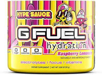 G Fuel Hype Sauce Electrolytes Powder, Water Mix For Hydration, Energy