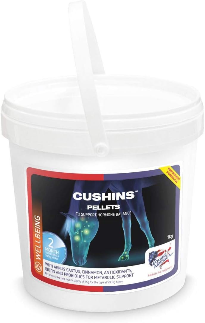 Equine America Cushins Pellets | Premium Ready To Use Horse & Pony Supplement | To support hormone balance | 1kg : Amazon.co.uk: Pet Supplies