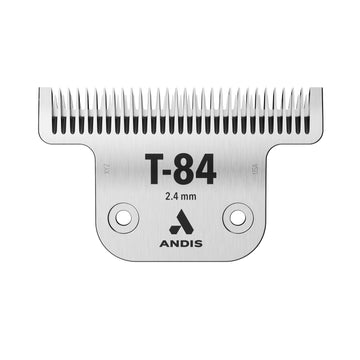 Andis – 21641, Ultra Edge Dog Clipper Blade – Carbon-Infused Steel With Exclusive Hardening Process, Long-Lasting Blades, 3/32-Inch Cut Length – For Dogs & Medium-Sized Animals, Size-T-84, Chrome
