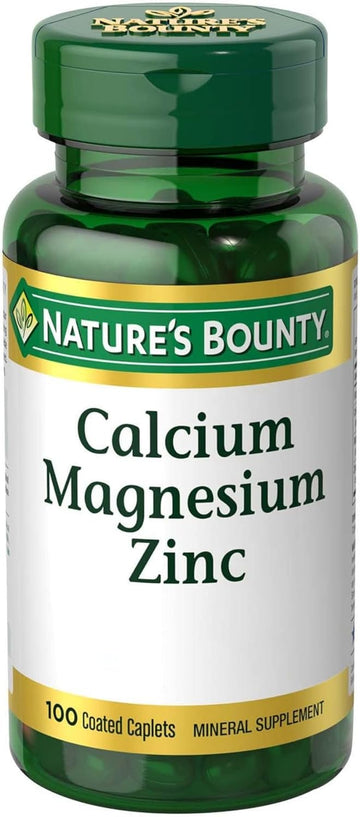 Nature'S Bounty Calcium Magnesium & Zinc Caplets- 100Count