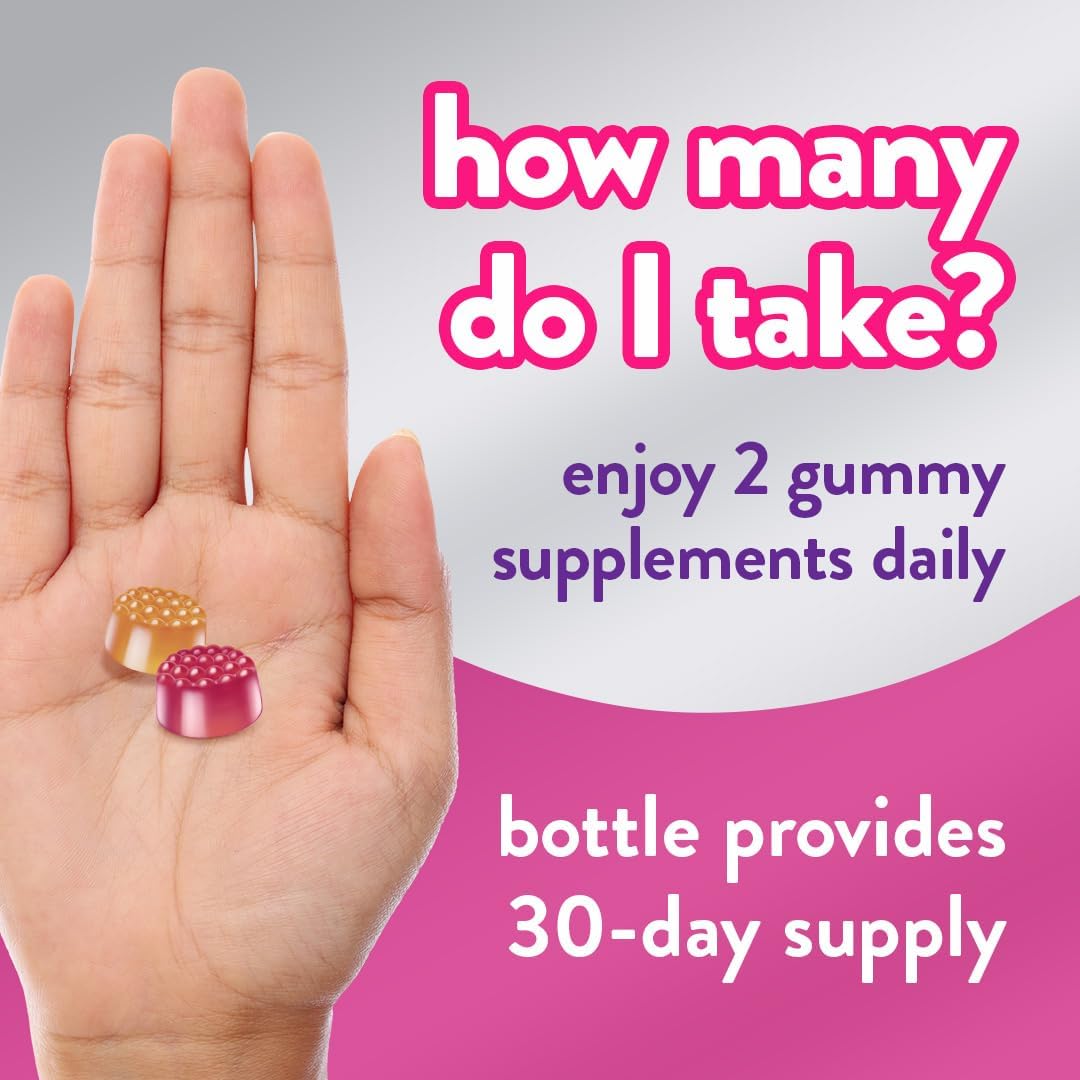 VITAFUSION Women's 50+ Multivitamin Daily Support Supplement 60 Count : Health & Household