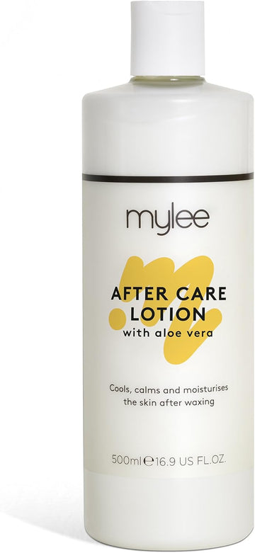 Mylee After Care Post Depilatory Skin Moisturiser For Smooth Skin, Enriched With Aloe Vera, Calming And Soothing Lotion (500Ml)