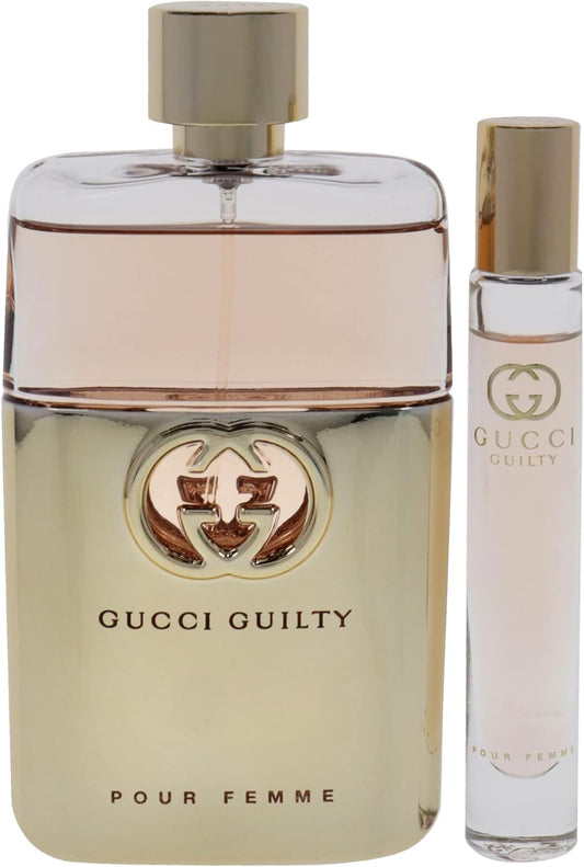 Gucci Guilty For Her Gift Set - Edp + Rollerball Pen, 90 Ml + 7.4 Ml, 2 Count