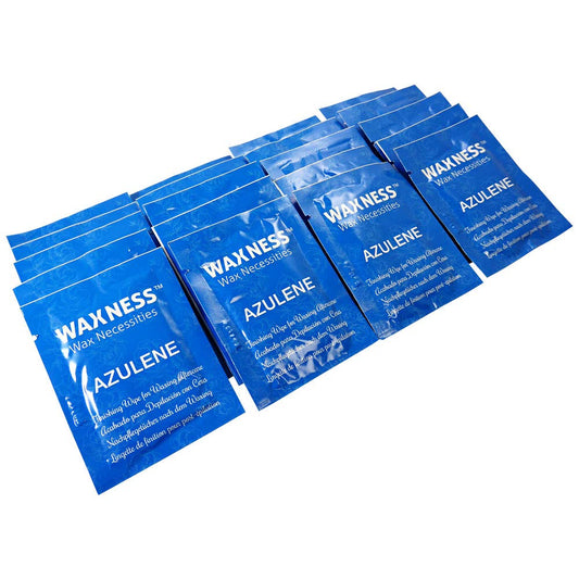 Waxness Wax Necessities At Home Azulene After Waxing Finishing Wipes 20 Pack