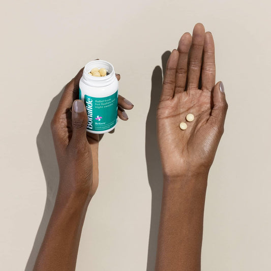 Bonafide Relizen  Powerful, Hormone-Free Relief From Hot Flashes And Night Sweats During Menopause*  90 Day Supply (180 Tablets)