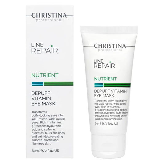 -Christina- Line Repair Depuff Vitamin Eye Facial Mask With Hyaluronic Acid | Combats Puffiness And Wrinkles | Nourishing Face Masks Skincare | For Dry, Normal, Sensitive Skin 60Ml / 2 Fl.Oz