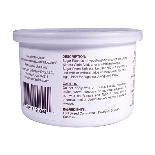 Wax Necessities Sugar Paste Soft And Strong 14 Ounces Epilating Strips Wax Kit