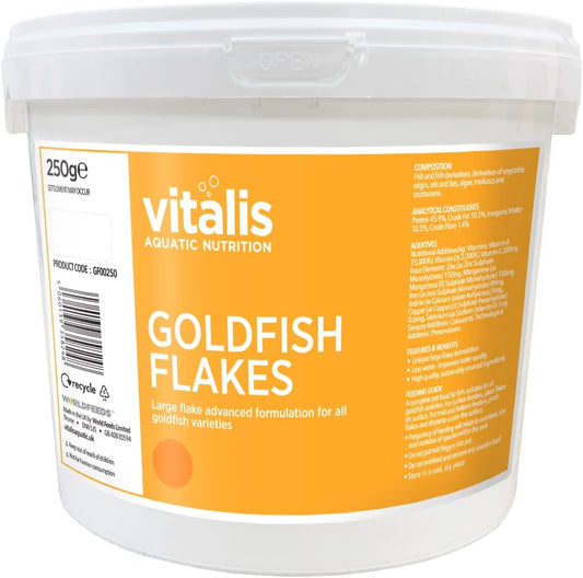 Vitalis Goldfish Flakes 250G Fish Food
