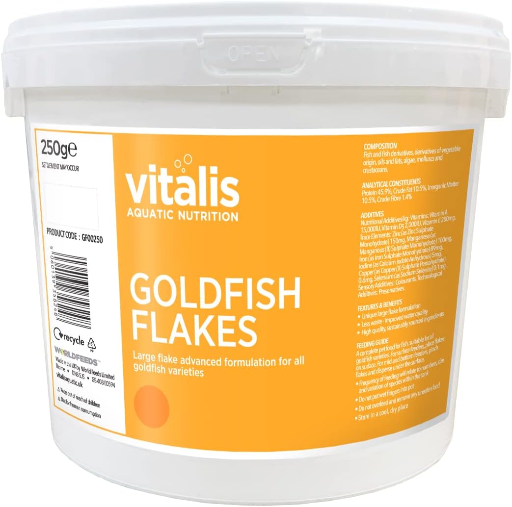 Vitalis Goldfish Flakes 250G Fish Food