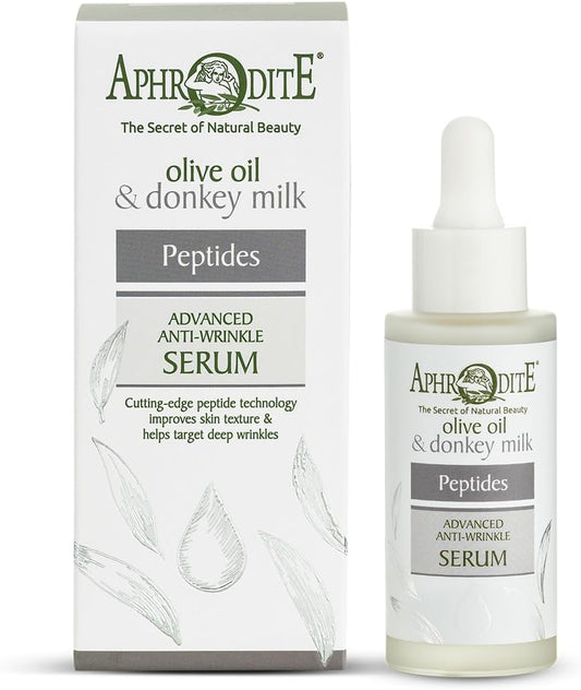 Aphrodite Peptide-Rich Anti-Wrinkle Serum - Collagen Boosting Peptides - Intensive Wrinkle Reduction - Donkey Milk & Ceramides - Skin Firming & Hydrating Formula : Amazon.co.uk: Beauty