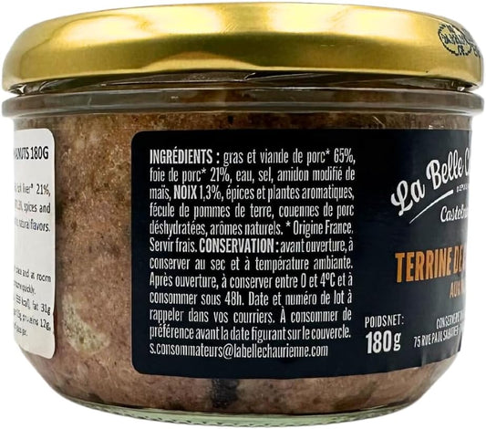 La Belle Chaurienne Farmhouse Terrine With Walnuts 180G