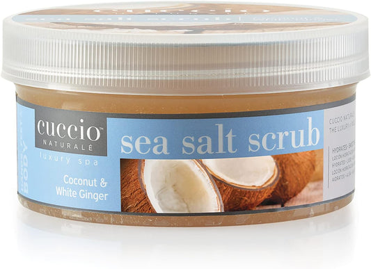 Cuccio - Sea Salt Scrub - Coconut And White Ginger - For Women - Scrub - 19.5 Oz