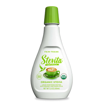 Stevita Organic Liquid Stevia - 3.3 Oz - All-Natural Sweetener, Zero Calories - Usda Organic, Non-Gmo, Vegan, Kosher, Keto, Paleo, Gluten Free - 500 Servings