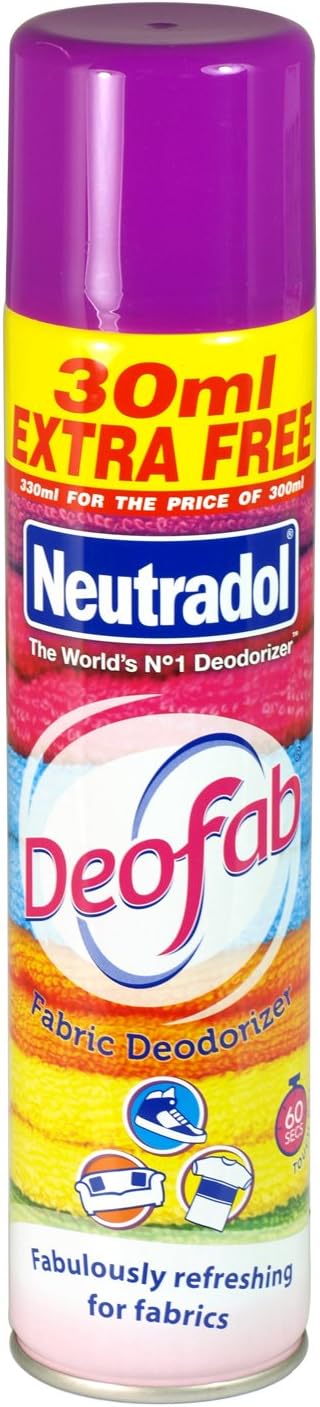 London Grocery Fabric Deodoriser - Mint Or Lemon Or Citrus Or Lavender Or Floral - 2 X 300Ml - Yellow