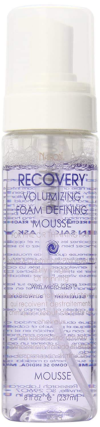 Nairobi Recovery Volumizing Foam Defining Mousse Unisex, 8 Ounce By Nairobi