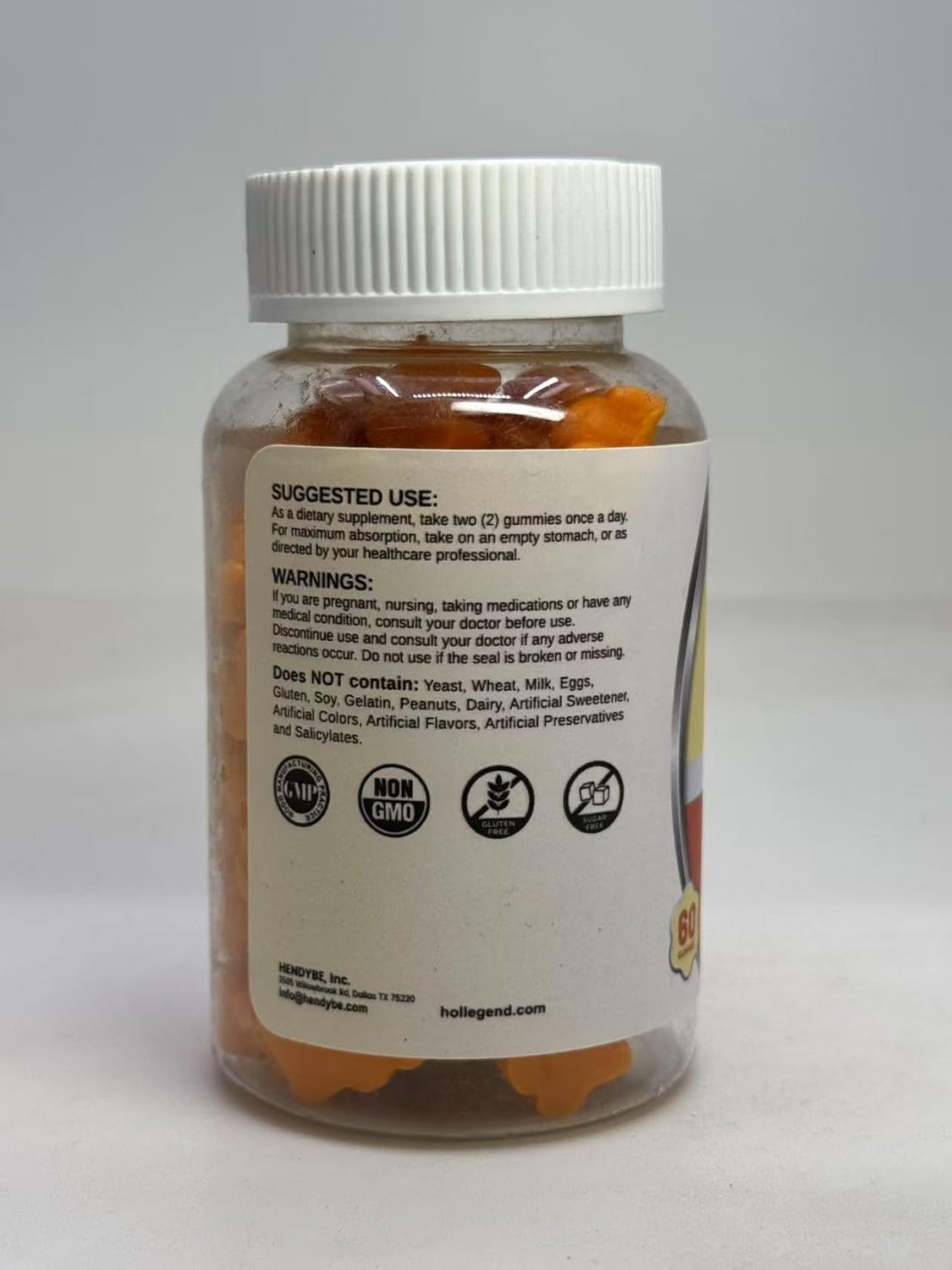 Hollegend Glucosamine Chondroitin Gummies Sugar Free, Gummies Supplements For Adults Men & Women : Health & Household