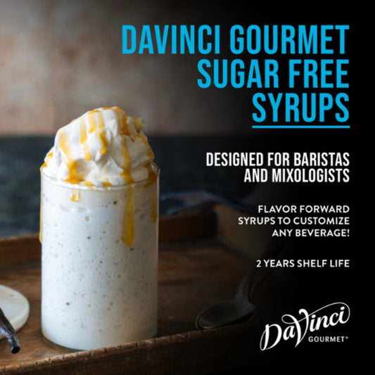 Davinci Gourmet Sugar Free Syrup Bundle With Sugar Free Cherry, Sugar Free Peach, And Sugar Free Strawberry Flavors 25.4 Fl Oz - Includes 3 Syrup Pumps