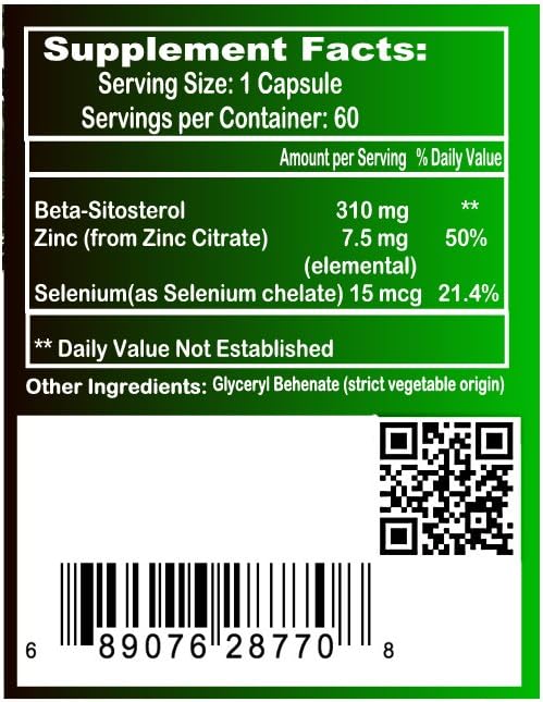 ® Beta-Sitosterol Formula - Results Without A Prescription. It'S All Natural, No Binders, No Fillers, Or Unproven Ingredients. Non-Gmo, Soy-Free, Gluten Free