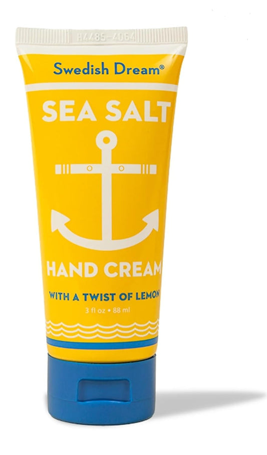 Kalastyle Swedish Dream Sea Salt Lemon Hand Cream | Contains 20% Shea Butter | 3 Fluid Ounces : Beauty & Personal Care