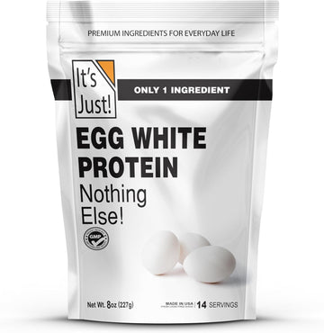 It'S Just! - Egg White Protein Powder, Dried Egg Whites Protein, Meringue Ingredient, Non-Gmo, Usa Farms (Unflavored, 20Oz)