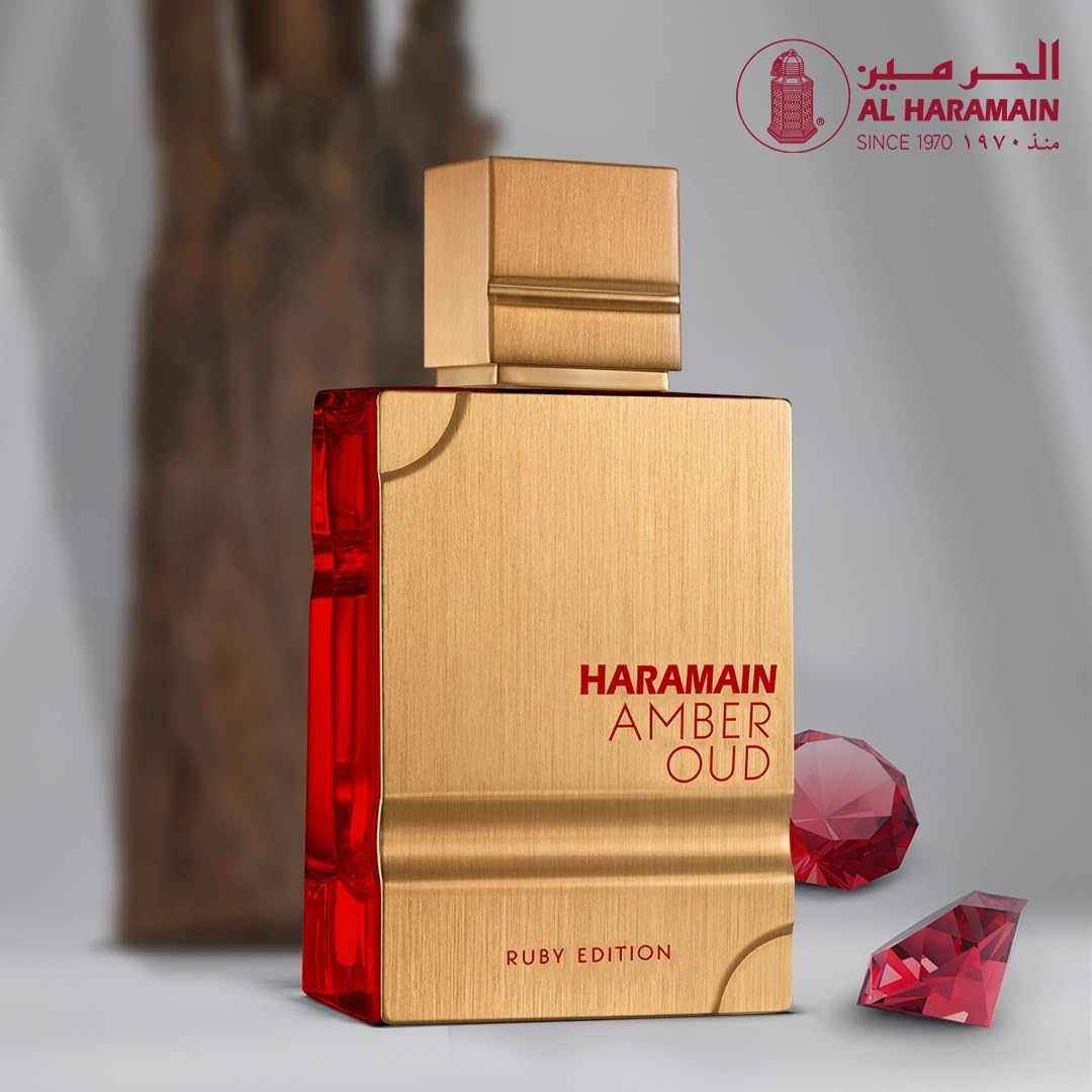 Al Haramain Amber Oud Ruby Edition Eau De Parfum Spray 60Ml (2 Oz) - Unisex Arabian Perfume For Women & Men, Long-Lasting Amber Fragrance With Rich, Luxurious Scent : Beauty & Personal Care