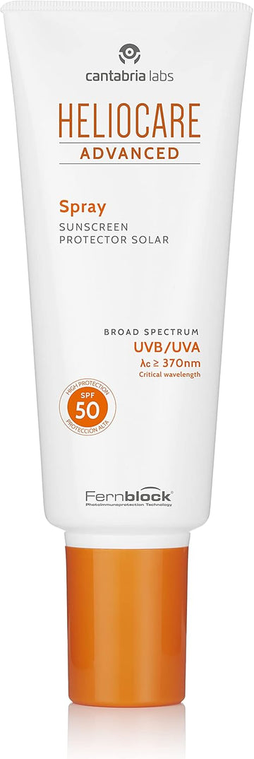 Heliocare Advanced Spray Spf 50 200Ml / Spray For Body/Daily Uvb And Uvb Anti-Ageing/Combination, Dry, Oily And Normal Skin/No White Residue