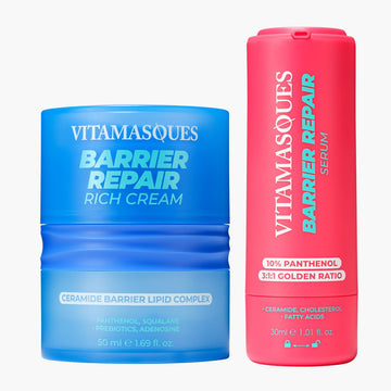Vitamasques Barrier Repair Moisturizer & Serum Duo Set, Repair. Restore. Radiate