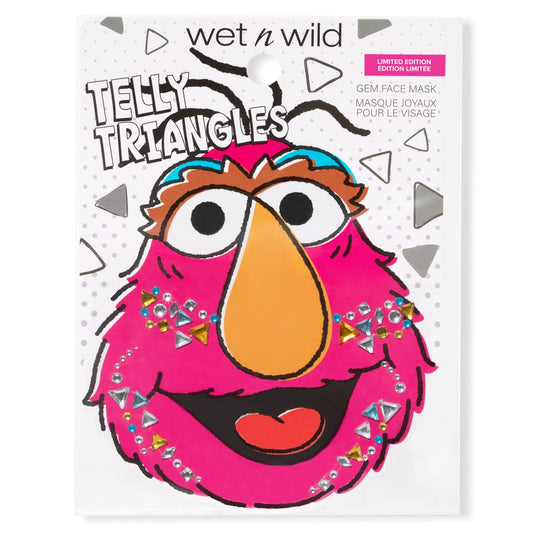 Wet N Wild X Sesame Street, Telly Triangles Gem Face Masks