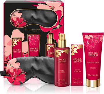 Baylis & Harding Boudiore Cherry Blossom Luxury Beauty Sleep Gift Set (Pack Of 1) - Vegan Friendly