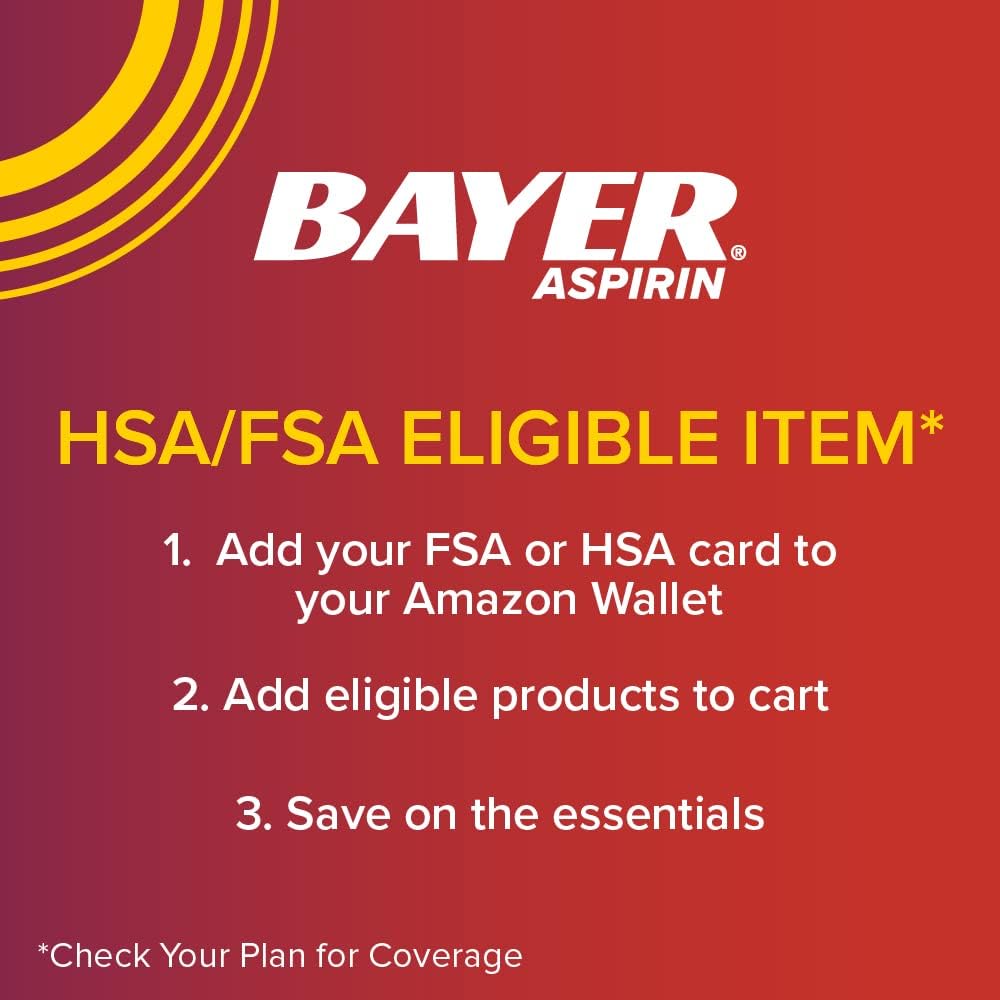 Bayer Extra Strength Aspirin 500 mg, Pain Reliever and Fever Reducer,