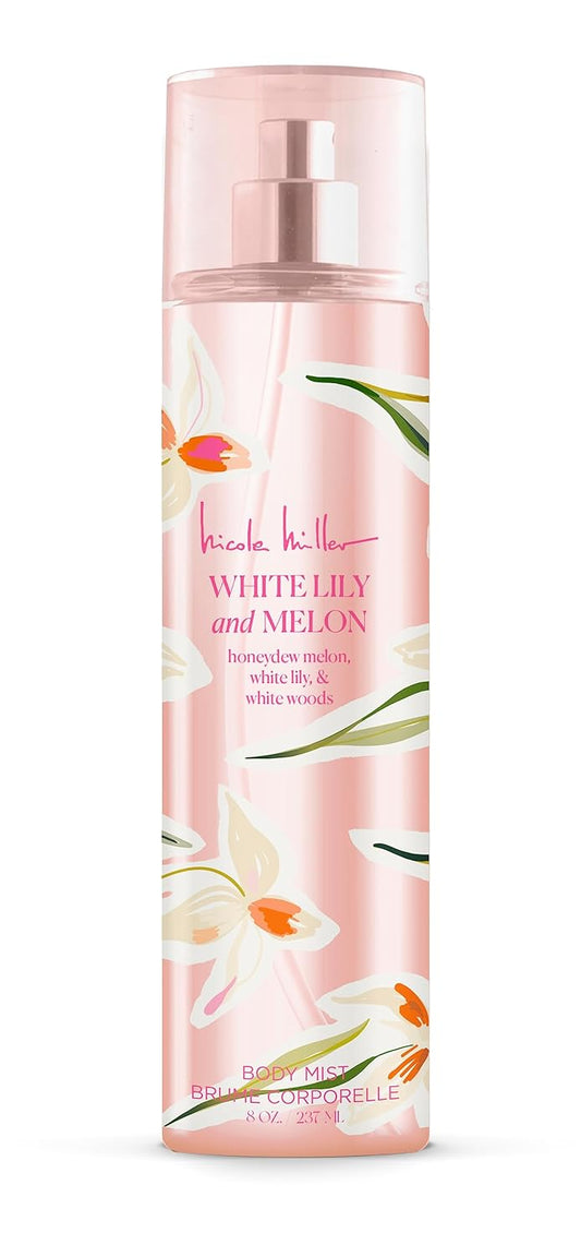 Nicole Miller White Lily Melon Body Mist, 8 Fl. Oz. : Beauty & Personal Care