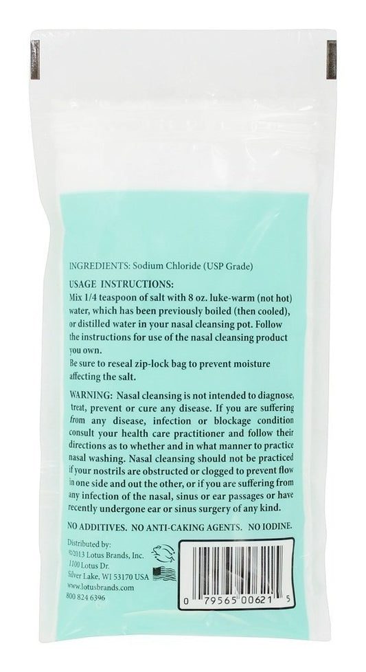 Ancient Secrets Nasal Cleansing Salt Bag 8 Oz
