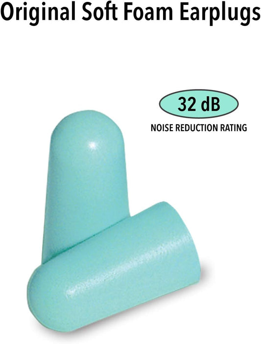 Mack'S Original Soft Foam Earplugs, 5 Pair - 32Db Highest Nrr, Comfortable Ear Plugs For Sleeping, Snoring, Work, Travel & Loud Events | Made In Usa