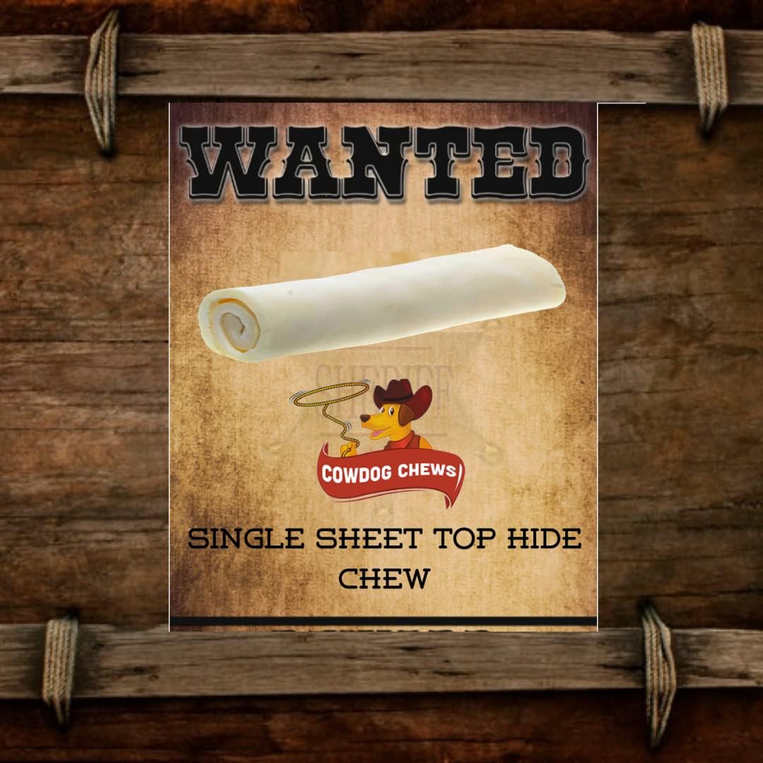 Cowdog Chews 5-6 Inches Rawhide Retriever Roll - Chewing Dog Treat, 100% Natural - Natural Grass Fed Livestock Sourced (22 Pack) : Pet Supplies