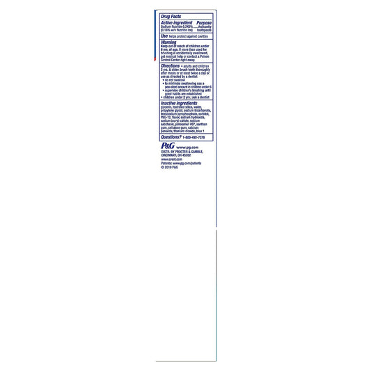 Crest Baking Soda & Peroxide Whitening With Tartar Protection Toothpaste, Fresh Mint, 6.4 Oz, 3 Count