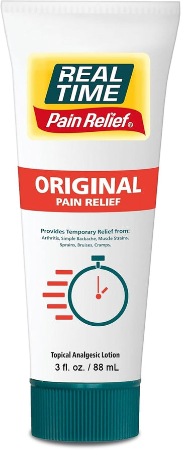 Real Time Pain Relief Cream 3 Oz Tube | 17 Natural Ingredients