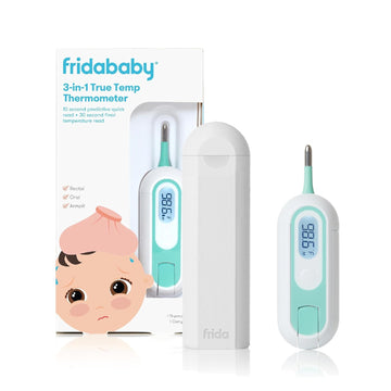 FridaBaby 3-in-1 True Temp Digital Thermometer for Fevers, Babies & Kids (Rectal, Underarm + Oral)