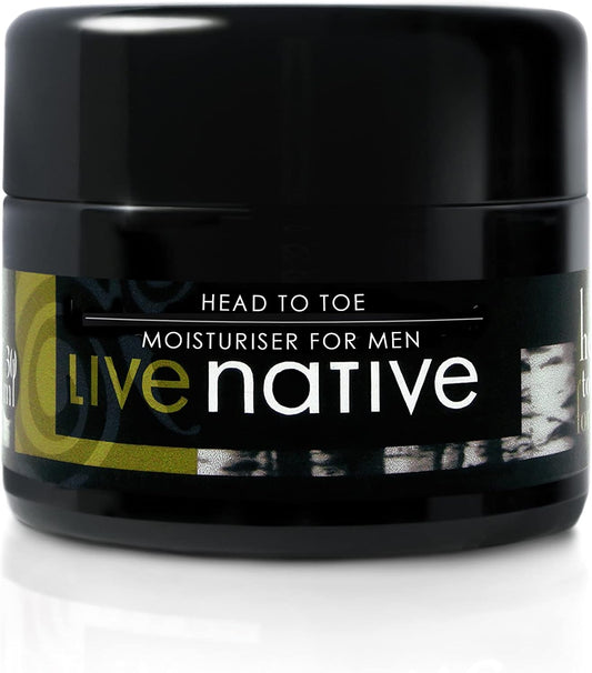 Live Native | Head to Toe Moisturiser for Men - 30ml : Amazon.co.uk: Health & Personal Care