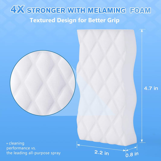 squish Magic Eraser Sponge, 18 Pack Magic Cleaning Pads