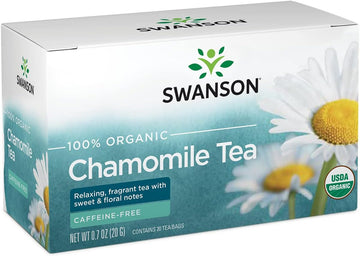 Swanson 100% Certified Organic Chamomile Tea 20 Bag(S)