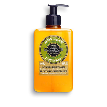 L'Occitane Shea Butter Liquid Hand Soap Enriched With Organic Verbena 16.90 Fl Oz