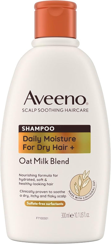 Aveeno Hydrating Oat Milk Scalp Soothing Shampoo For Dry Hair 300Ml (Pack Of 2)