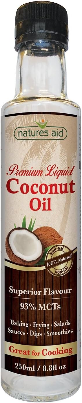Natures Aid Coconut Oil Liquid 250ml - Pack of 2 : Amazon.co.uk: Grocery