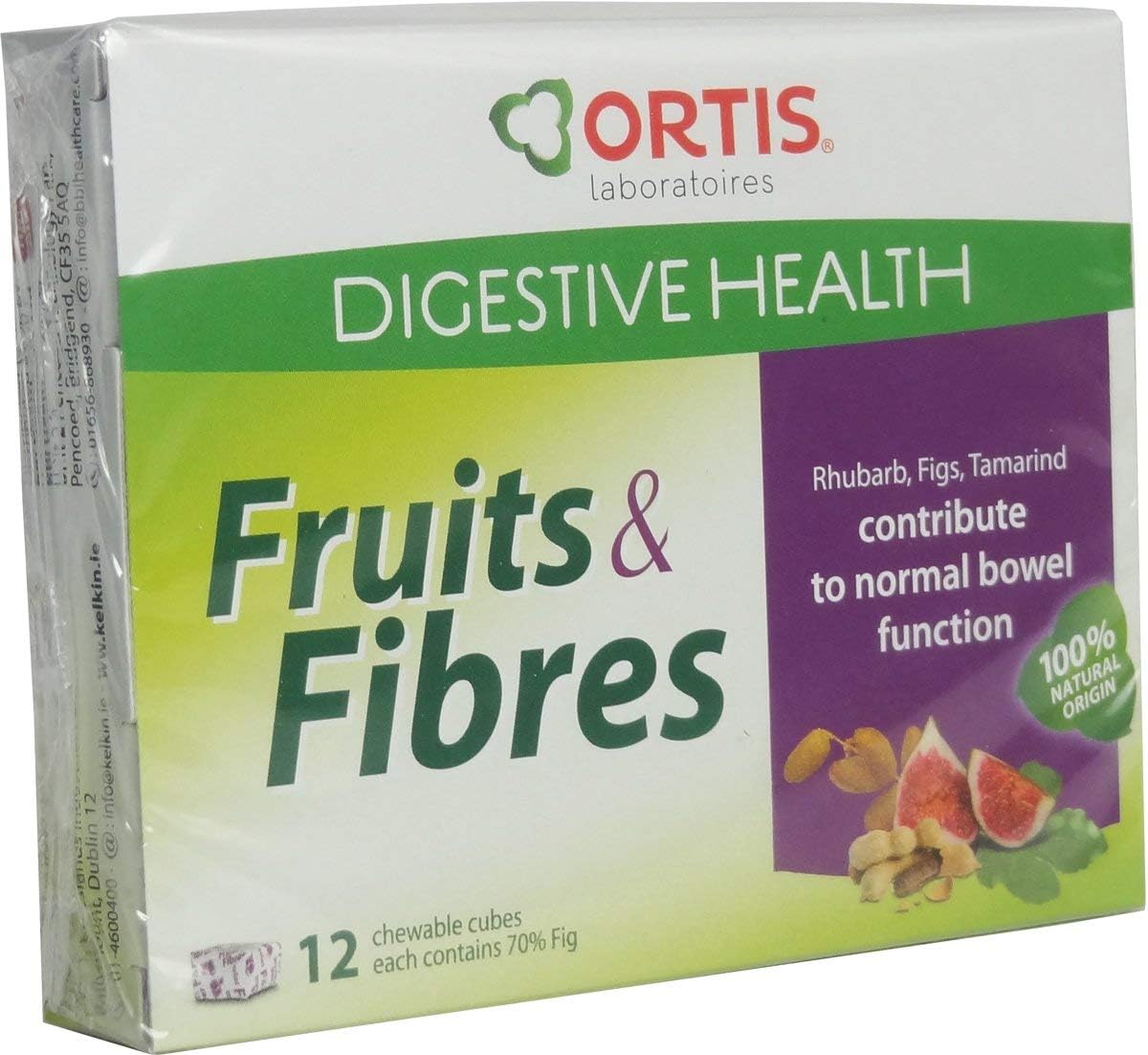 Ortis Easy Fruits & Fibre 12 Cubes By Ortis