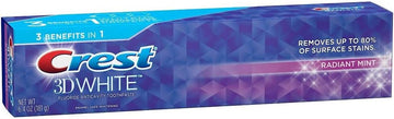 Crest 3D White Whitening Toothpaste - Radiant Mint 6.4 Oz