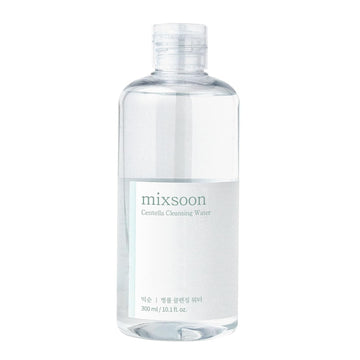 Mixsoon Centella Cleansing Water 10.14 Fl Oz / 300Ml,Face Cleanser For Sensitive Skin,Centella Asiatica, Aloe Vera