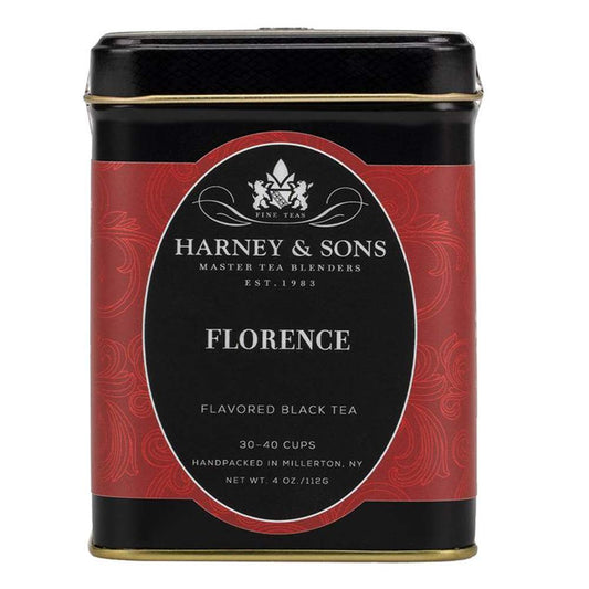 Harney & Sons Chocolate Black Tea, Florence, Hazelnut, 4 Ounce