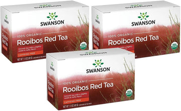 Swanson 100% Certified Organic Rooibos Red Tea 20 Bag(S) (3 Pack)