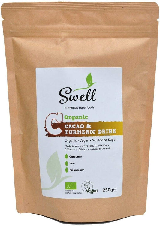 Swell Organic Cacao And Turmeric Drink 250G