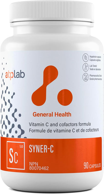 Atp Lab | Syner-C 90 Caps | Syner-C, The Ultra-Potent Chelated Vitamin C Formula Combined With Quercetin For Optimal Immunity